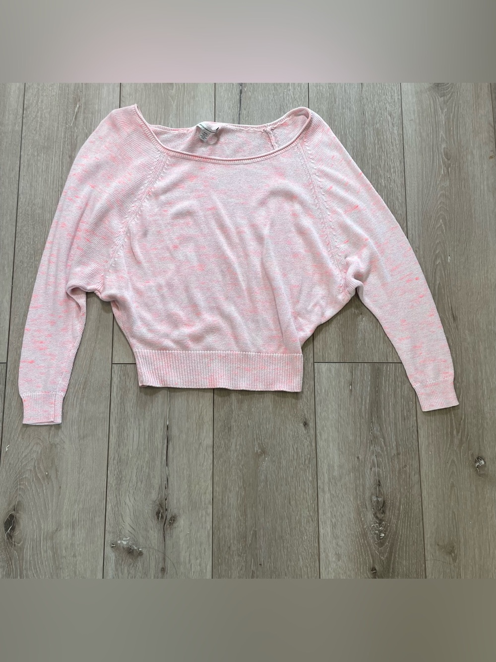 American Eagle Outfitters Pink Long Sleeve Pullover Sweater